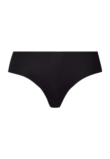 Invisible Cotton Cotton Blend Hi-Cut Brief | Black 71243-019